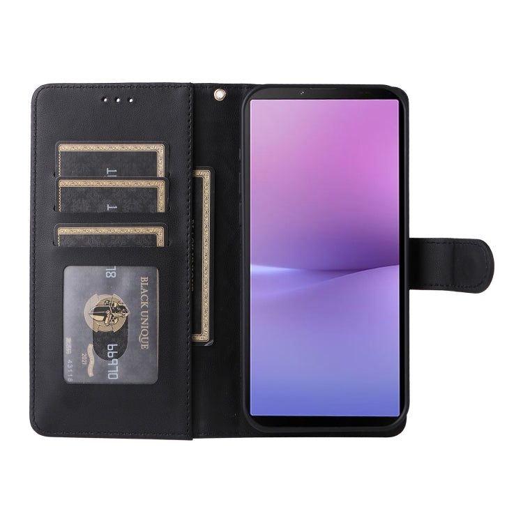 For Sony Xperia 10 V Diamond Lattice Leather Flip Phone Case
