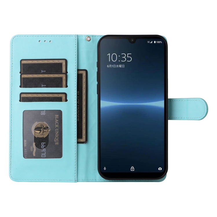 For Sony Xperia Ace III Diamond Lattice Leather Flip Phone Case