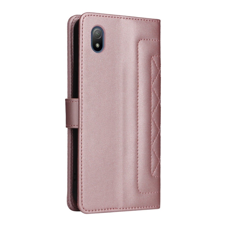 For Sony Xperia Ace III Diamond Lattice Leather Flip Phone Case