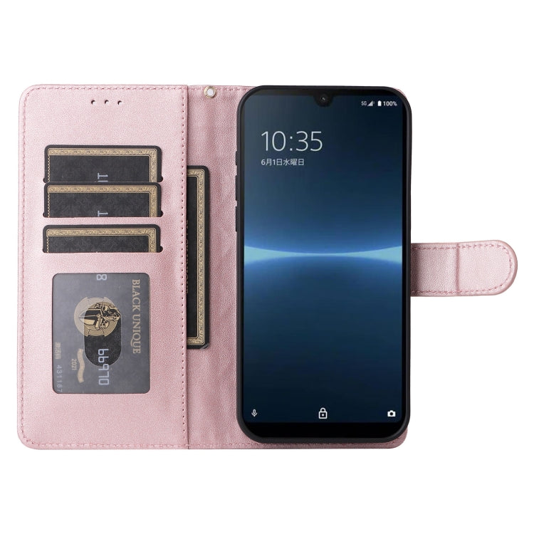 For Sony Xperia Ace III Diamond Lattice Leather Flip Phone Case