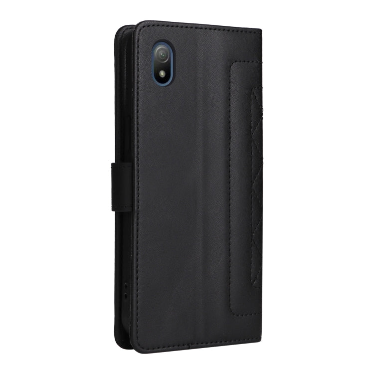 For Sony Xperia Ace III Diamond Lattice Leather Flip Phone Case
