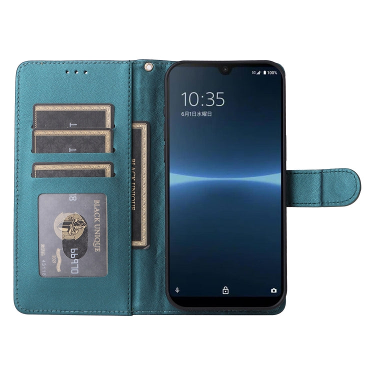 For Sony Xperia Ace III Diamond Lattice Leather Flip Phone Case