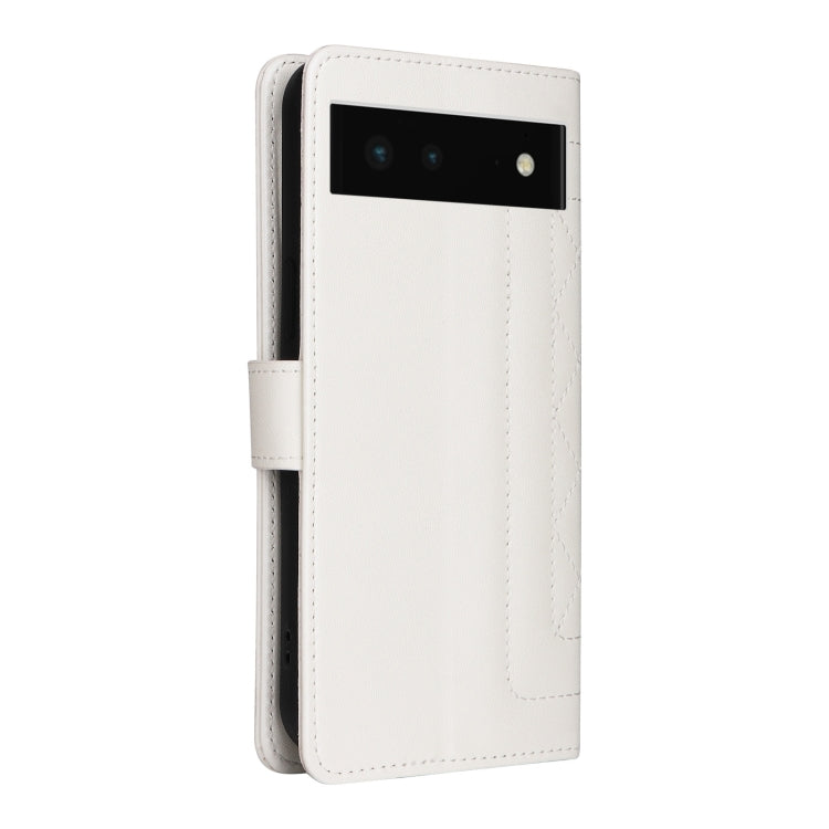 For Google Pixel 6 Diamond Lattice Leather Flip Phone Case