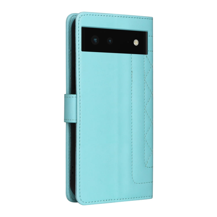 For Google Pixel 6 Diamond Lattice Leather Flip Phone Case