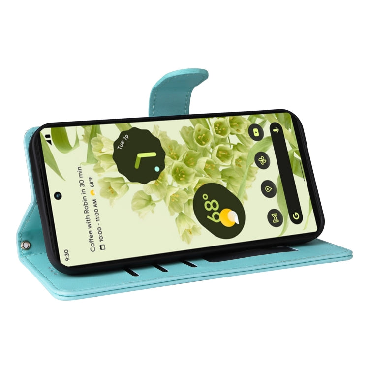 For Google Pixel 6 Diamond Lattice Leather Flip Phone Case