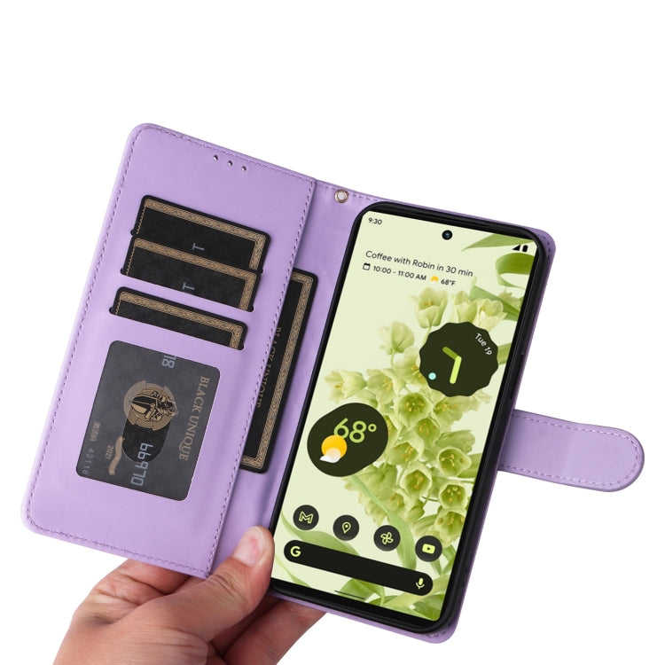 For Google Pixel 6 Diamond Lattice Leather Flip Phone Case