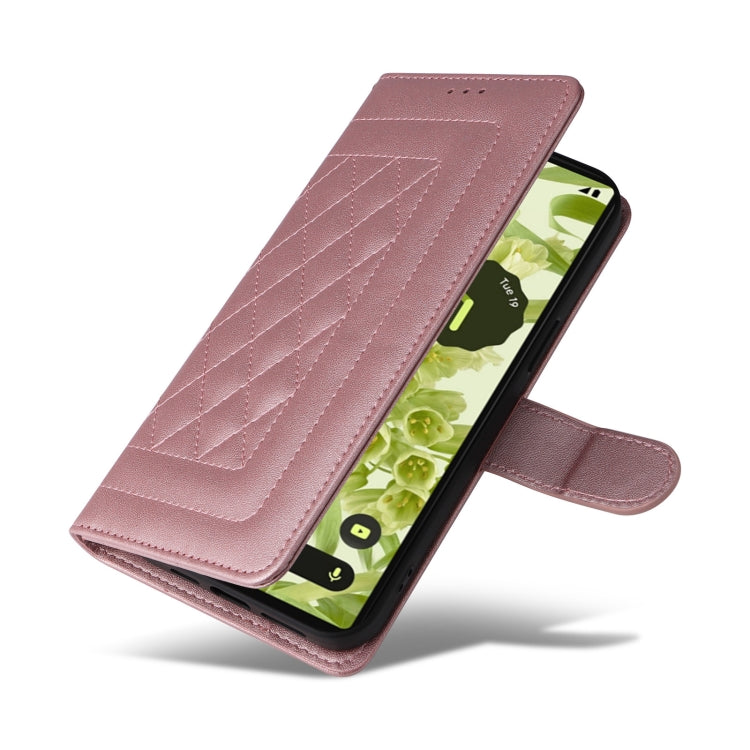 For Google Pixel 6 Diamond Lattice Leather Flip Phone Case