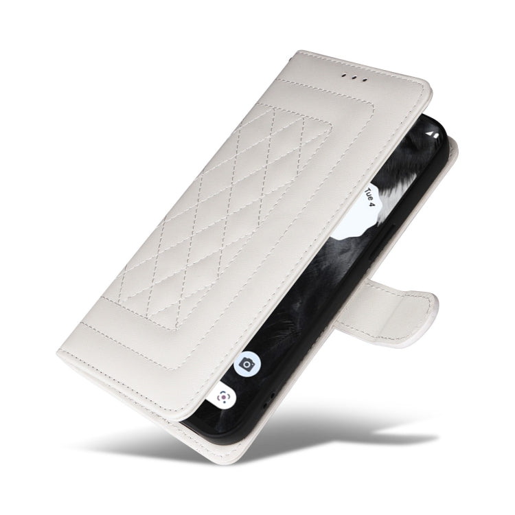 For Google Pixel 7 Diamond Lattice Leather Flip Phone Case