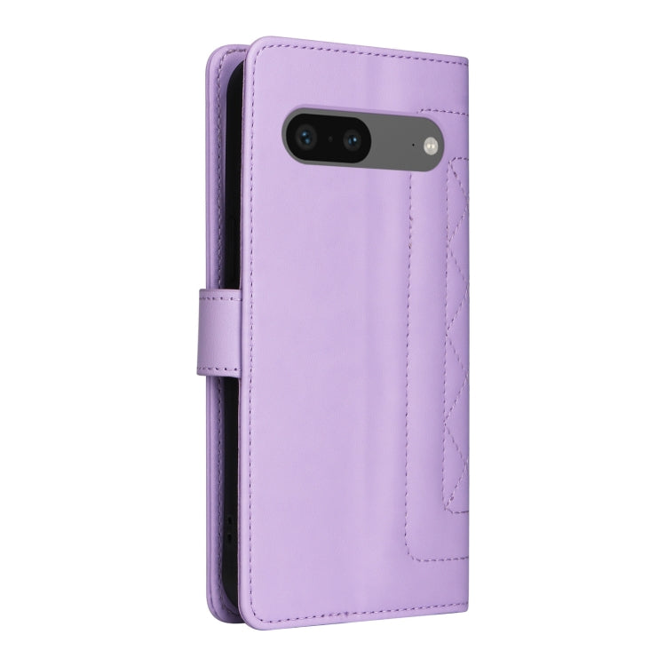 For Google Pixel 7 Diamond Lattice Leather Flip Phone Case