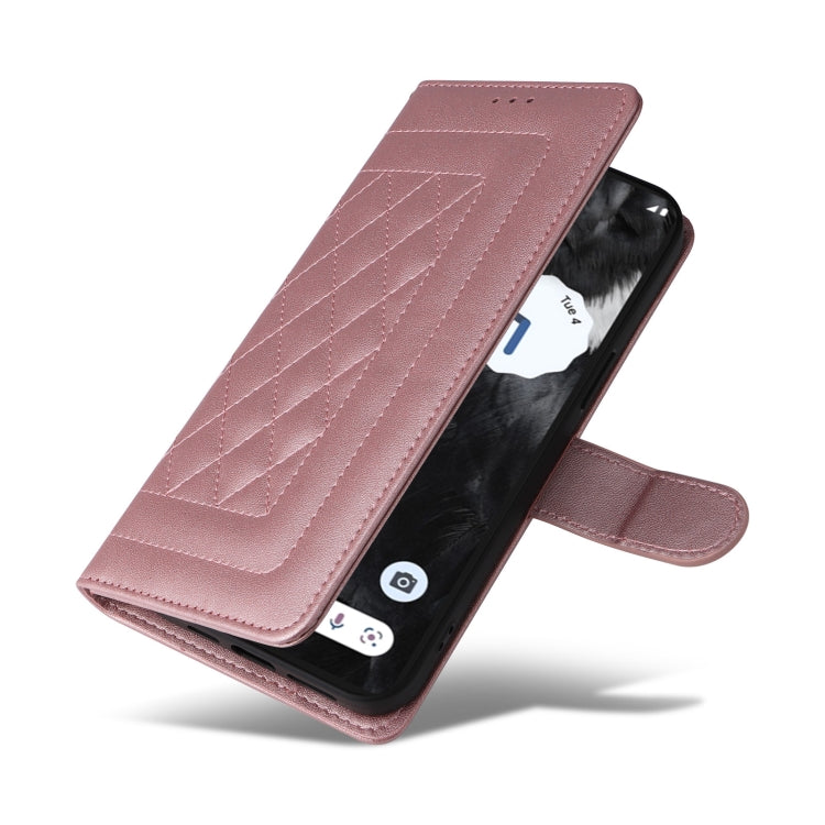 For Google Pixel 7 Diamond Lattice Leather Flip Phone Case