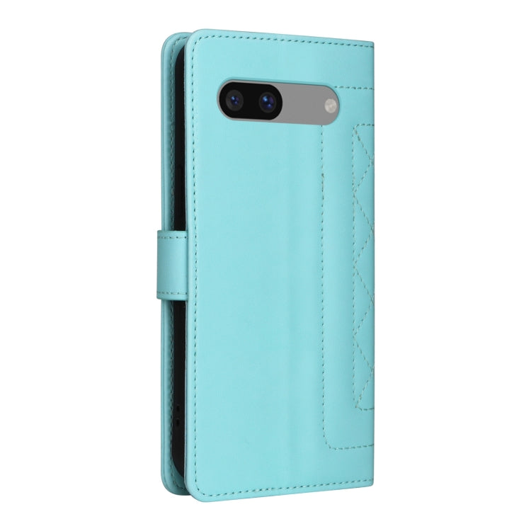 For Google Pixel 7a Diamond Lattice Leather Flip Phone Case