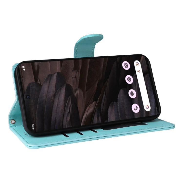 For Google Pixel 7a Diamond Lattice Leather Flip Phone Case