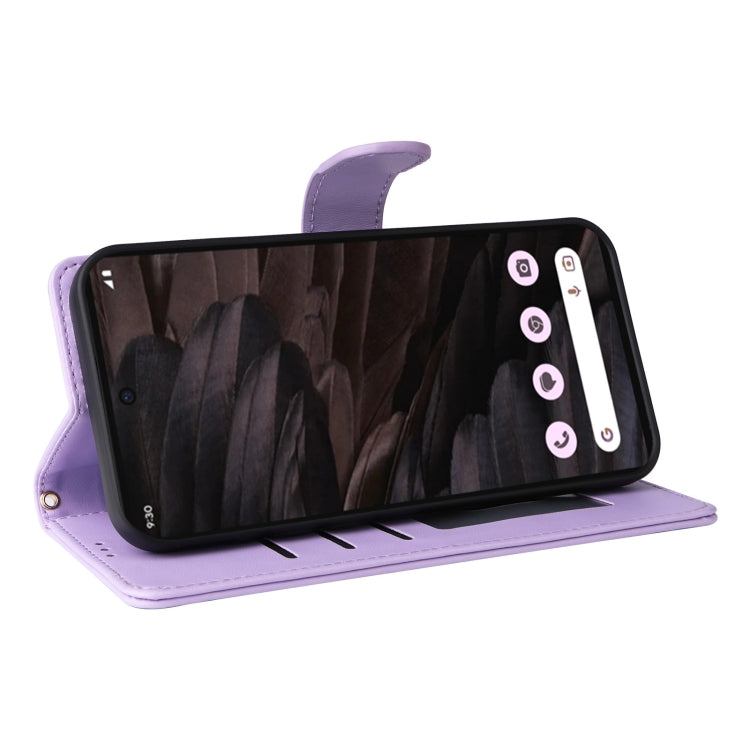 For Google Pixel 7a Diamond Lattice Leather Flip Phone Case