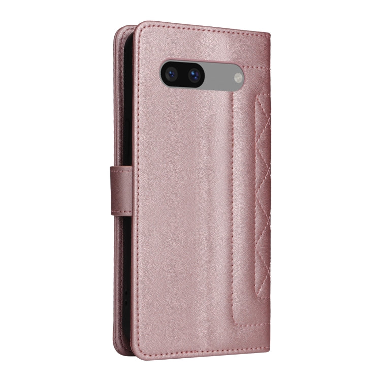 For Google Pixel 7a Diamond Lattice Leather Flip Phone Case