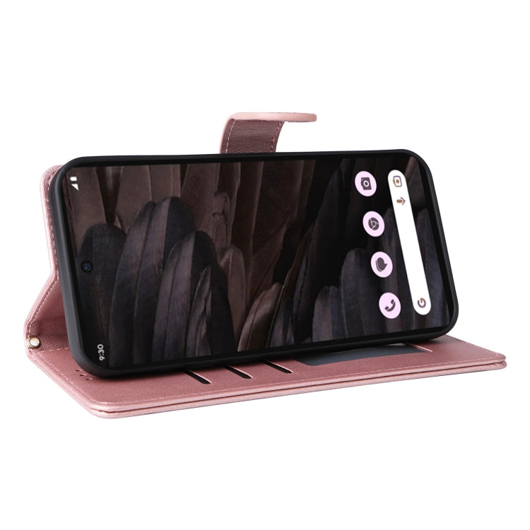 For Google Pixel 7a Diamond Lattice Leather Flip Phone Case