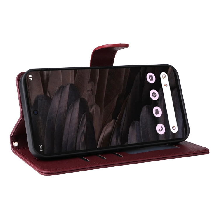 For Google Pixel 7a Diamond Lattice Leather Flip Phone Case