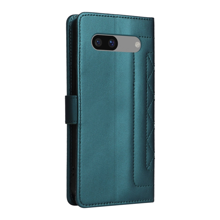For Google Pixel 7a Diamond Lattice Leather Flip Phone Case