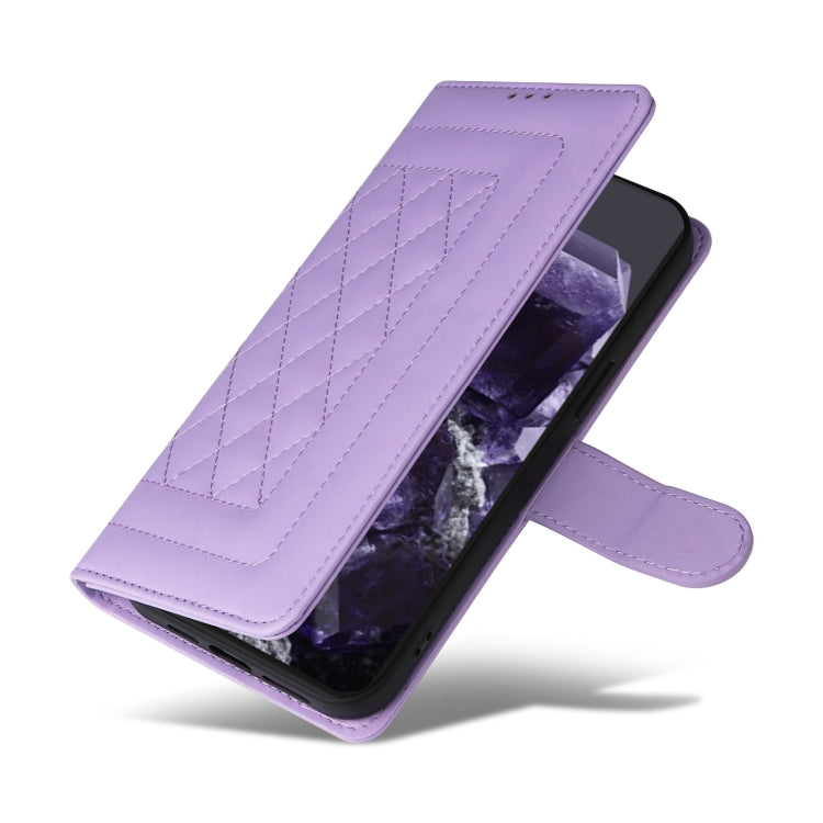 For Google Pixel 8 Diamond Lattice Leather Flip Phone Case