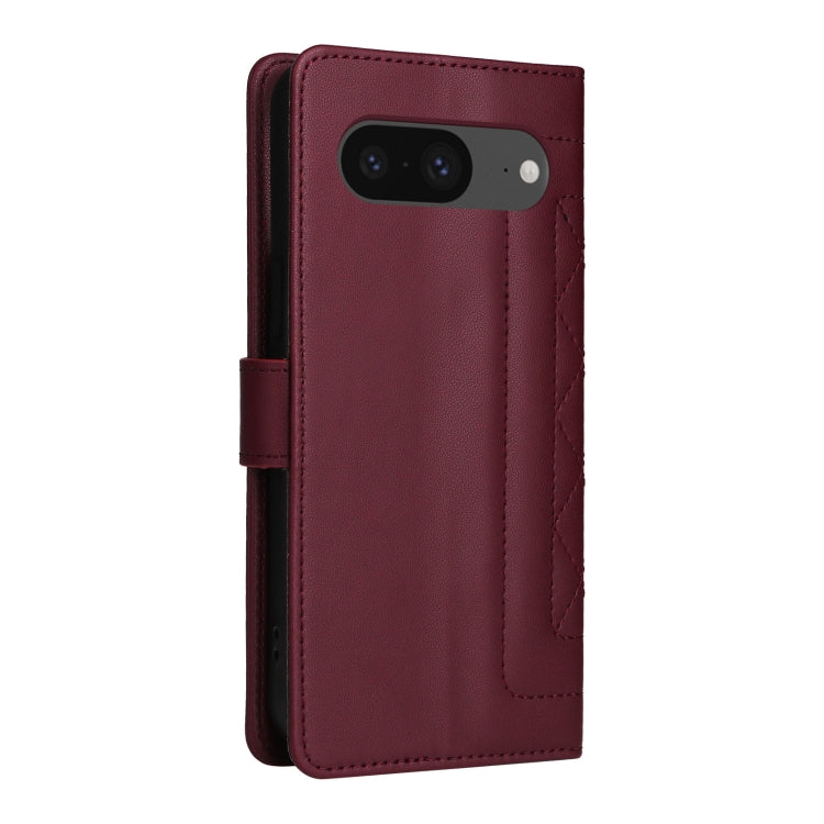 For Google Pixel 8 Diamond Lattice Leather Flip Phone Case