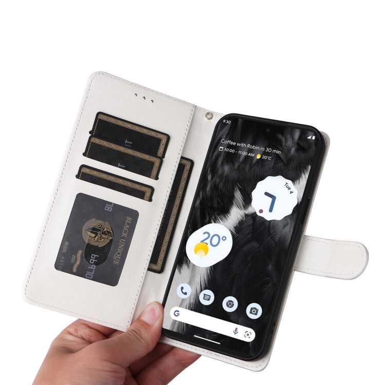For Google Pixel 8a Diamond Lattice Leather Flip Phone Case