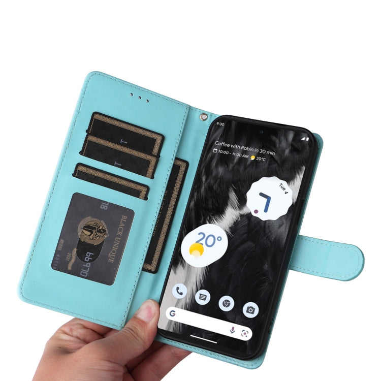 For Google Pixel 8a Diamond Lattice Leather Flip Phone Case