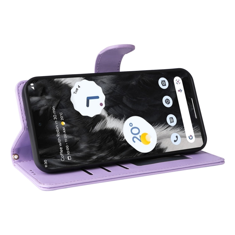 For Google Pixel 8a Diamond Lattice Leather Flip Phone Case