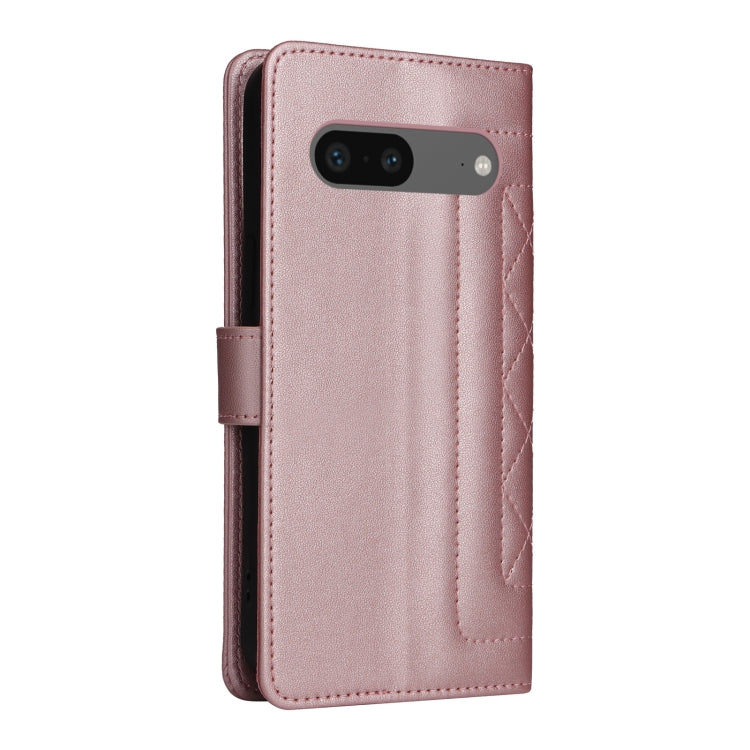 For Google Pixel 8a Diamond Lattice Leather Flip Phone Case