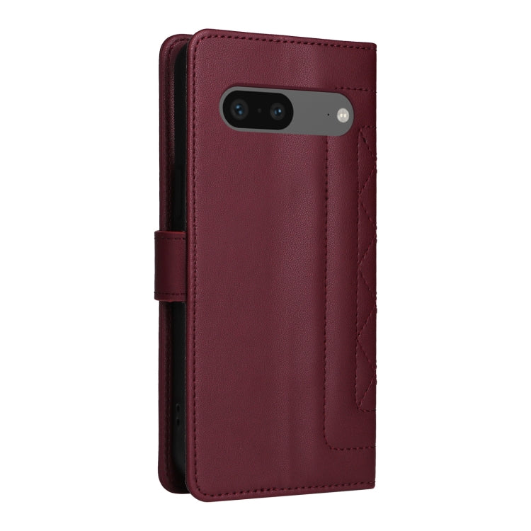 For Google Pixel 8a Diamond Lattice Leather Flip Phone Case