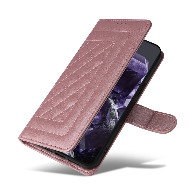 For Google Pixel 9 Diamond Lattice Leather Flip Phone Case