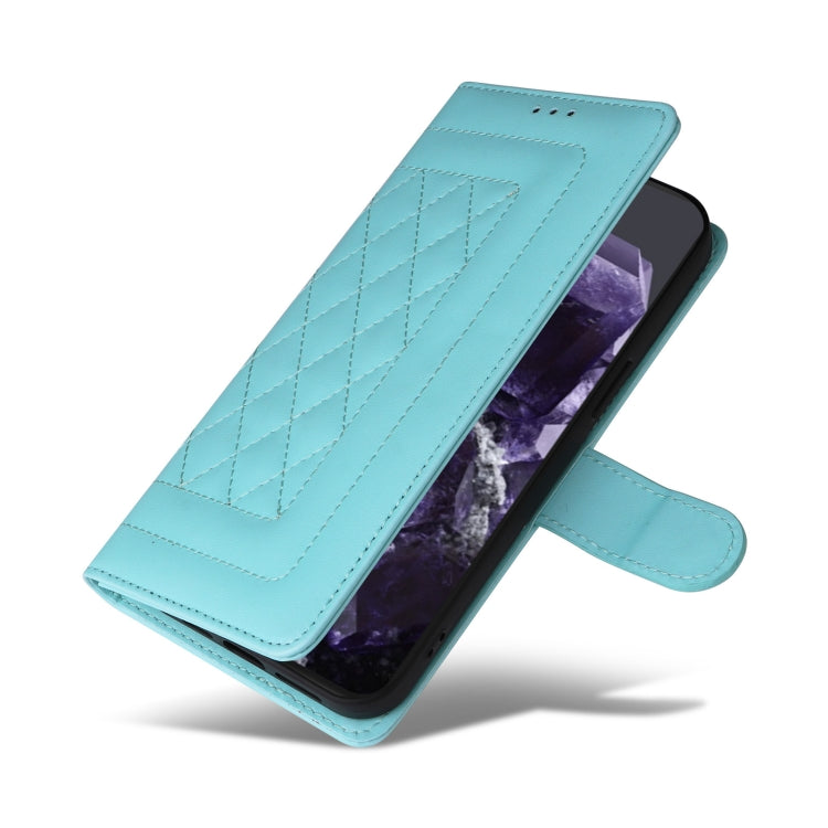 For Google Pixel 9 Pro Diamond Lattice Leather Flip Phone Case