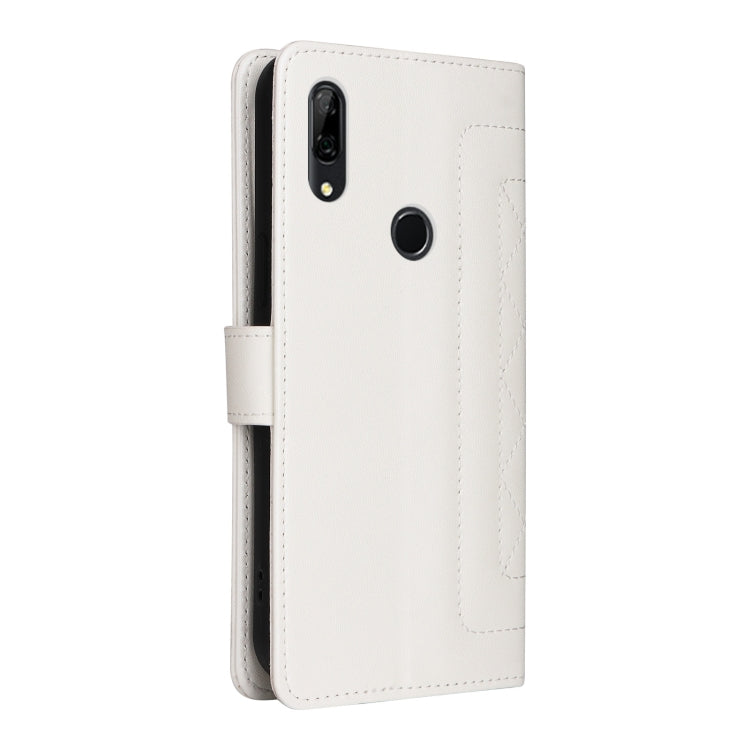 For Huawei P Smart Z Diamond Lattice Leather Flip Phone Case