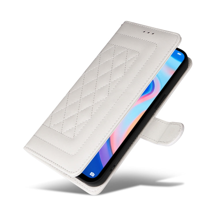 For Huawei P Smart Z Diamond Lattice Leather Flip Phone Case