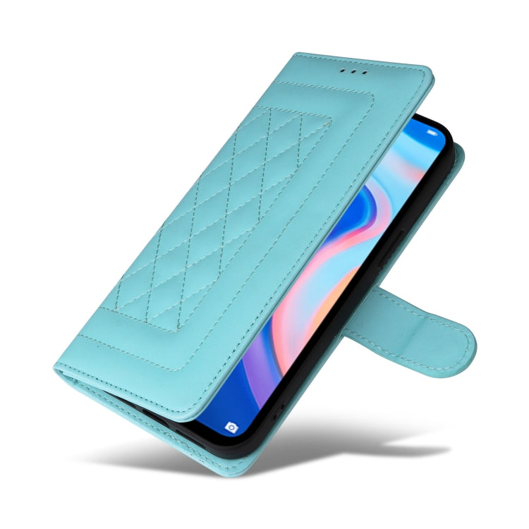 For Huawei P Smart Z Diamond Lattice Leather Flip Phone Case