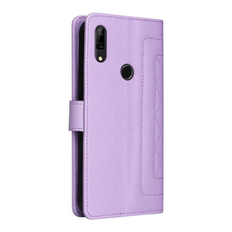 For Huawei P Smart Z Diamond Lattice Leather Flip Phone Case