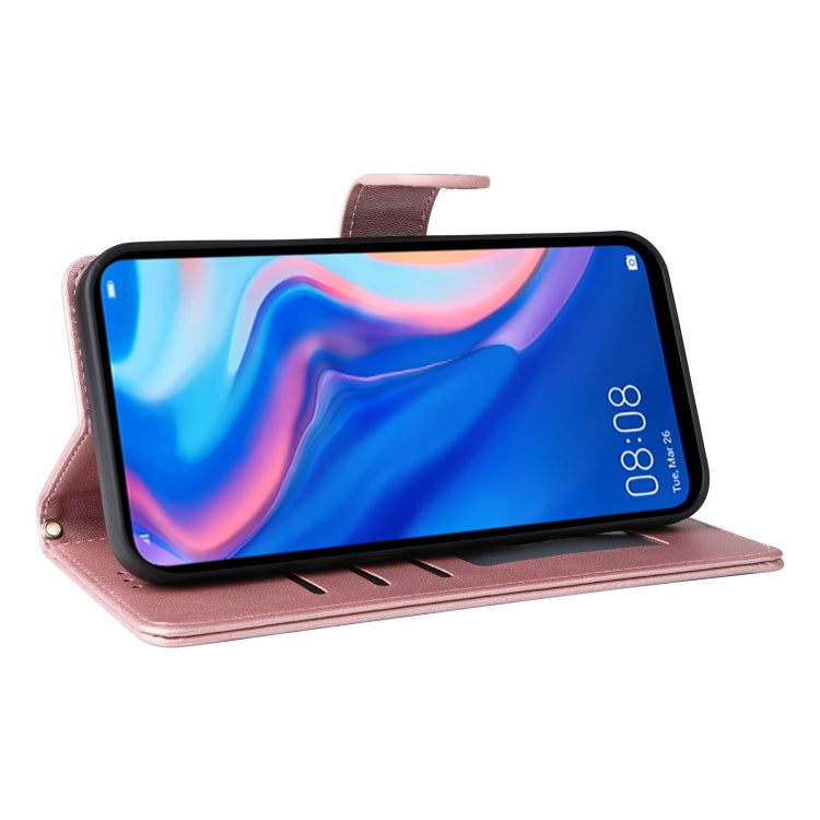 For Huawei P Smart Z Diamond Lattice Leather Flip Phone Case