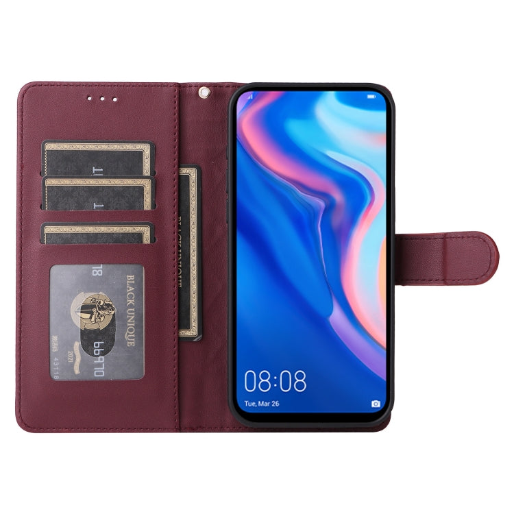 For Huawei P Smart Z Diamond Lattice Leather Flip Phone Case