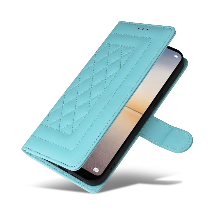 For Huawei P20 Lite Diamond Lattice Leather Flip Phone Case