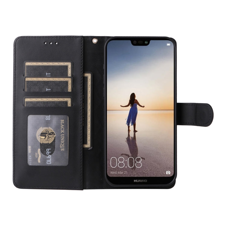 For Huawei P20 Lite Diamond Lattice Leather Flip Phone Case
