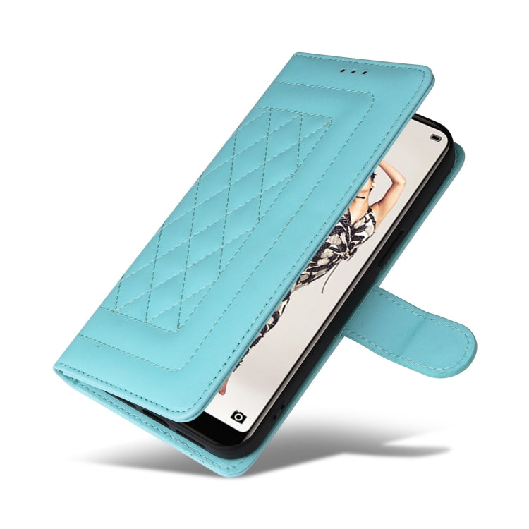 For Huawei P20 Pro Diamond Lattice Leather Flip Phone Case
