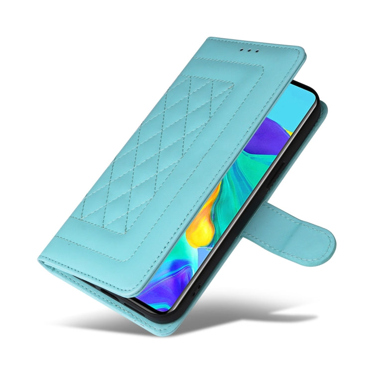 For Huawei P30 Diamond Lattice Leather Flip Phone Case