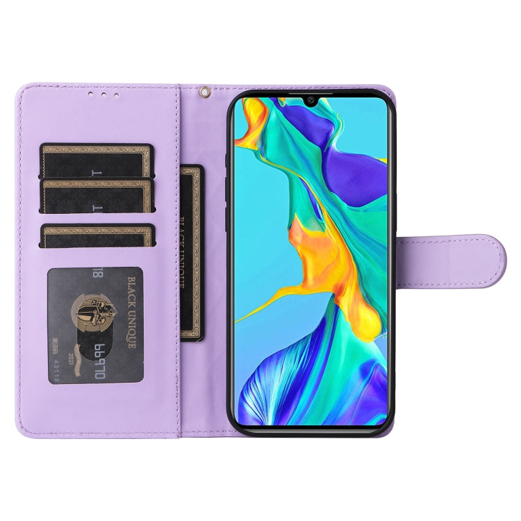 For Huawei P30 Diamond Lattice Leather Flip Phone Case
