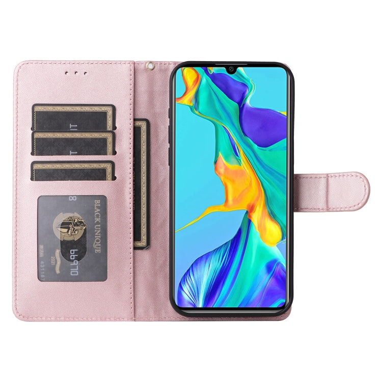 For Huawei P30 Diamond Lattice Leather Flip Phone Case