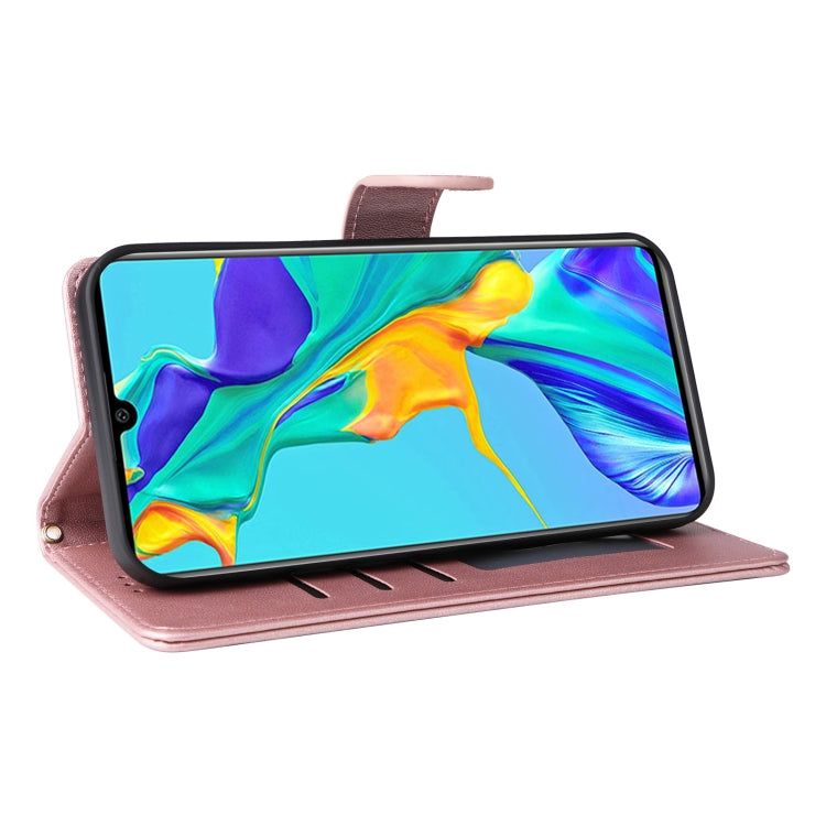 For Huawei P30 Diamond Lattice Leather Flip Phone Case