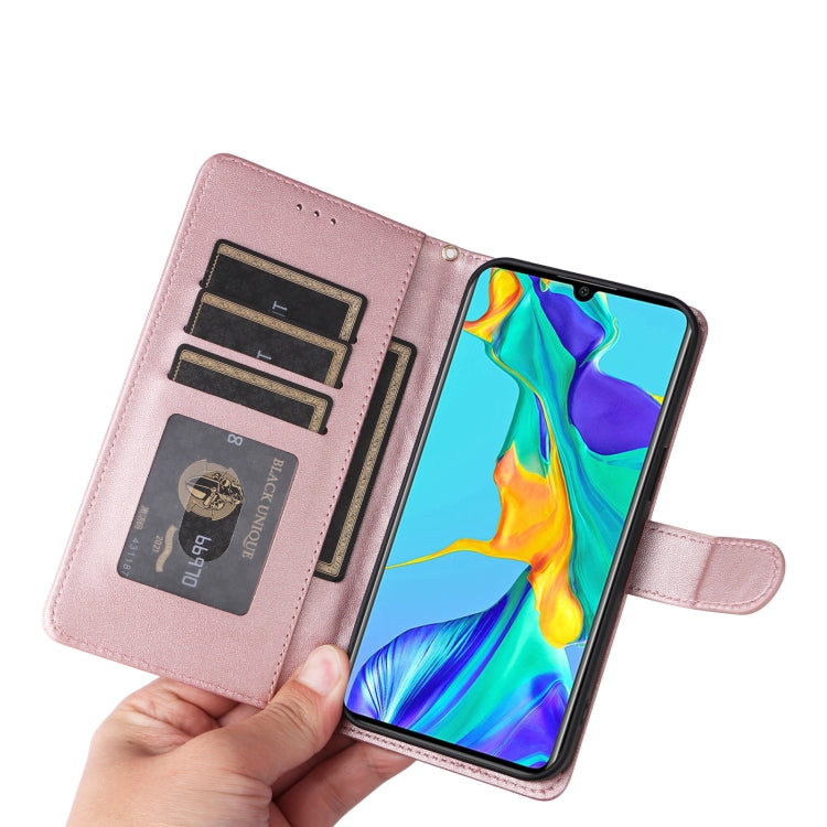 For Huawei P30 Diamond Lattice Leather Flip Phone Case