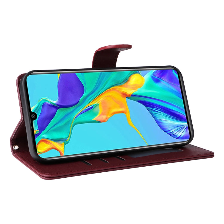For Huawei P30 Diamond Lattice Leather Flip Phone Case