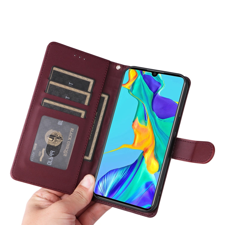 For Huawei P30 Diamond Lattice Leather Flip Phone Case