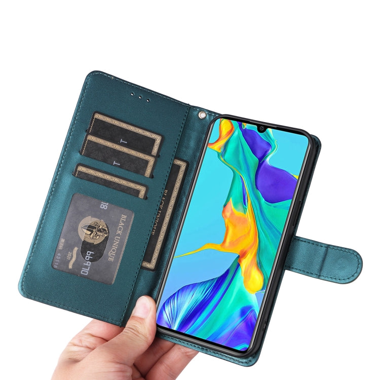 For Huawei P30 Diamond Lattice Leather Flip Phone Case