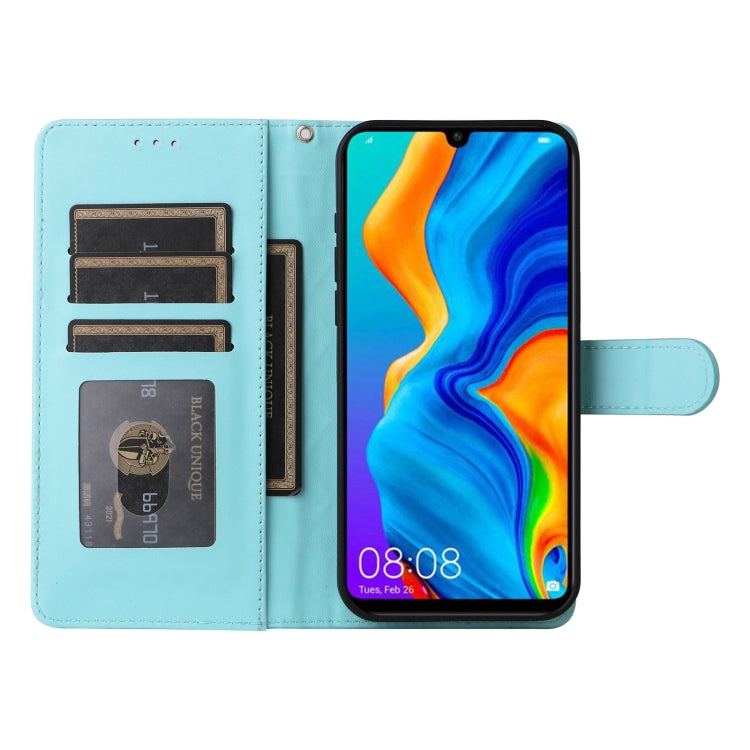 For Huawei P30 Lite Diamond Lattice Leather Flip Phone Case