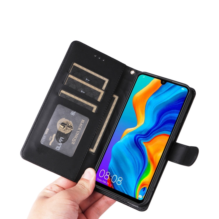 For Huawei P30 Lite Diamond Lattice Leather Flip Phone Case