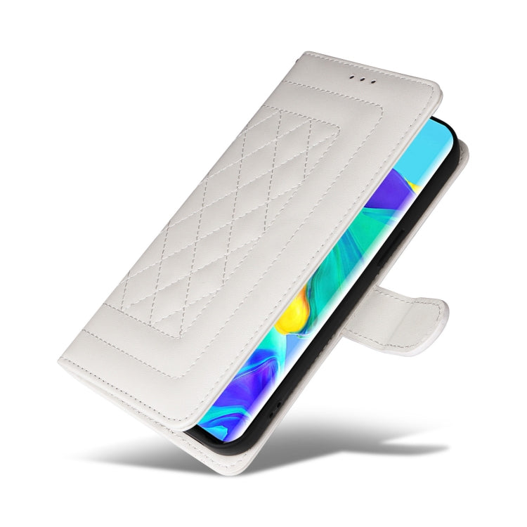 For Huawei P30 Pro Diamond Lattice Leather Flip Phone Case